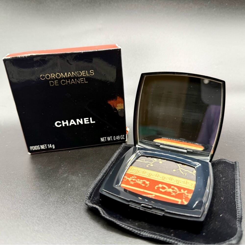 NIB CHANEL Coromandels De Chanel LTD Edition Powder Eyeshadow and Blush RARE - Picture 2 of 9